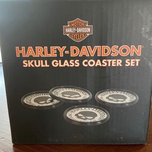 Harley Davidson Skull Coaster set